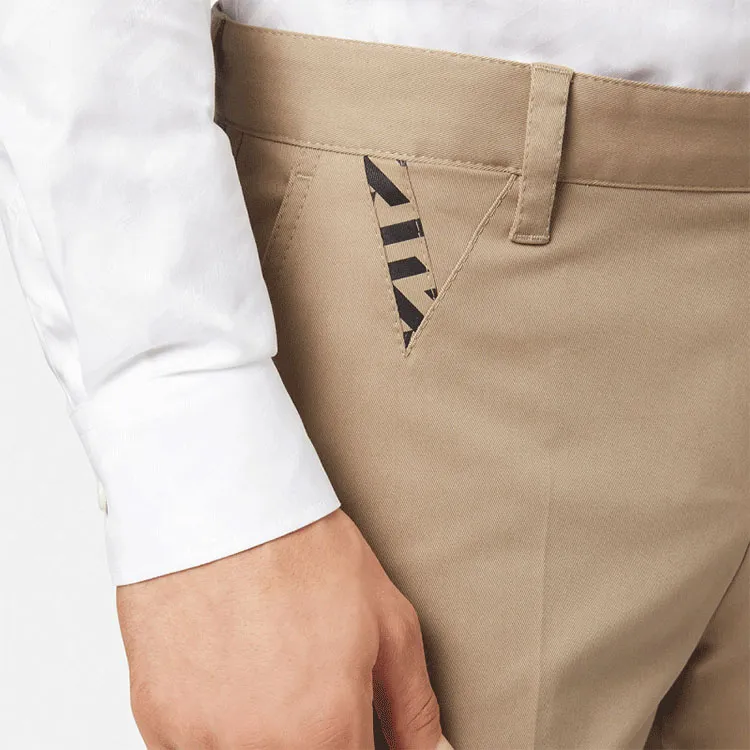 VERSACE Casual Shorts Men Beige-1