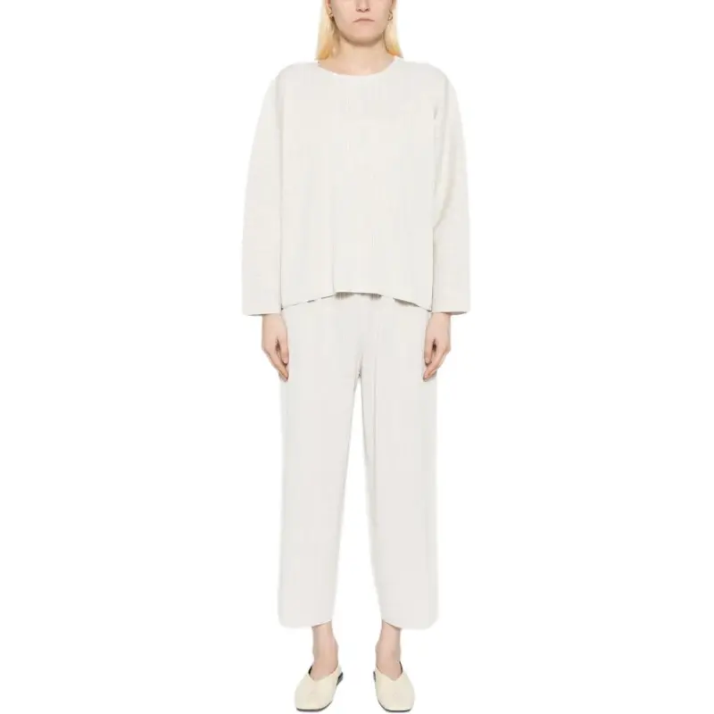 PLEATS PLEASE ISSEY MIYAKE A Poc Shell Trousers-1