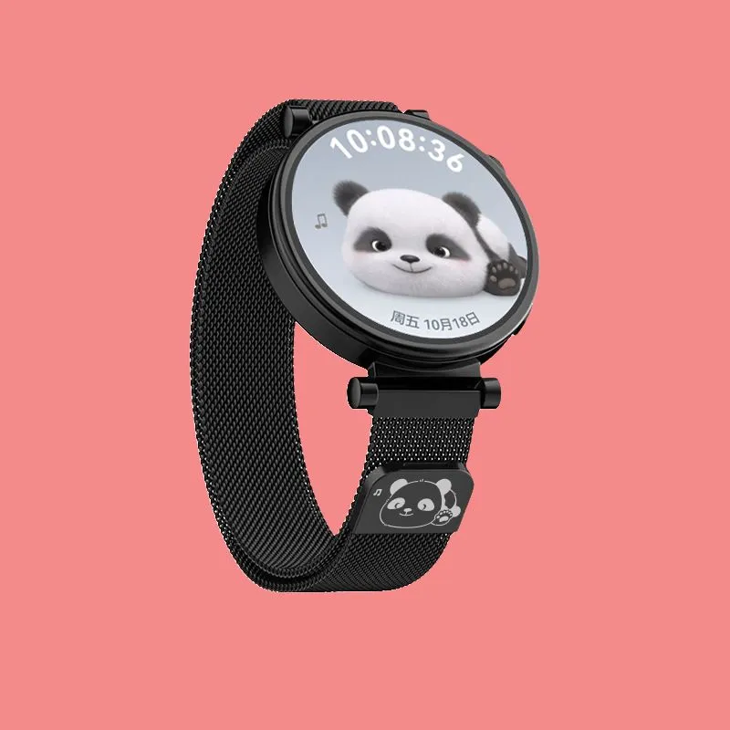 LOVINGCOOL Watch Band Huawei Compatibility Stainless Steel Material-4