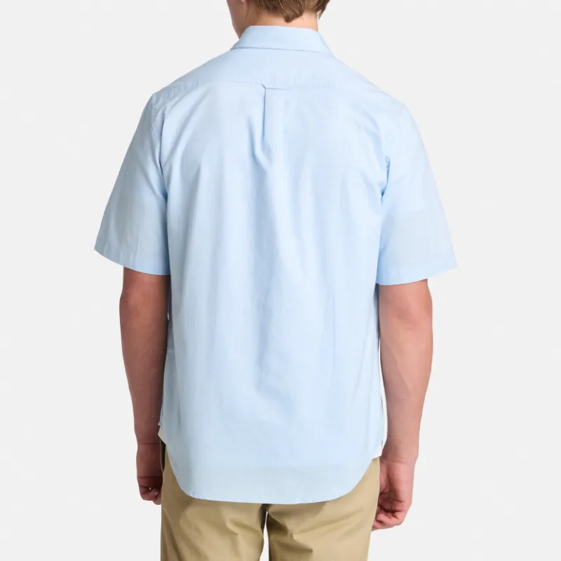 Timberland SS25 Shirt Men's B02 Blue-3