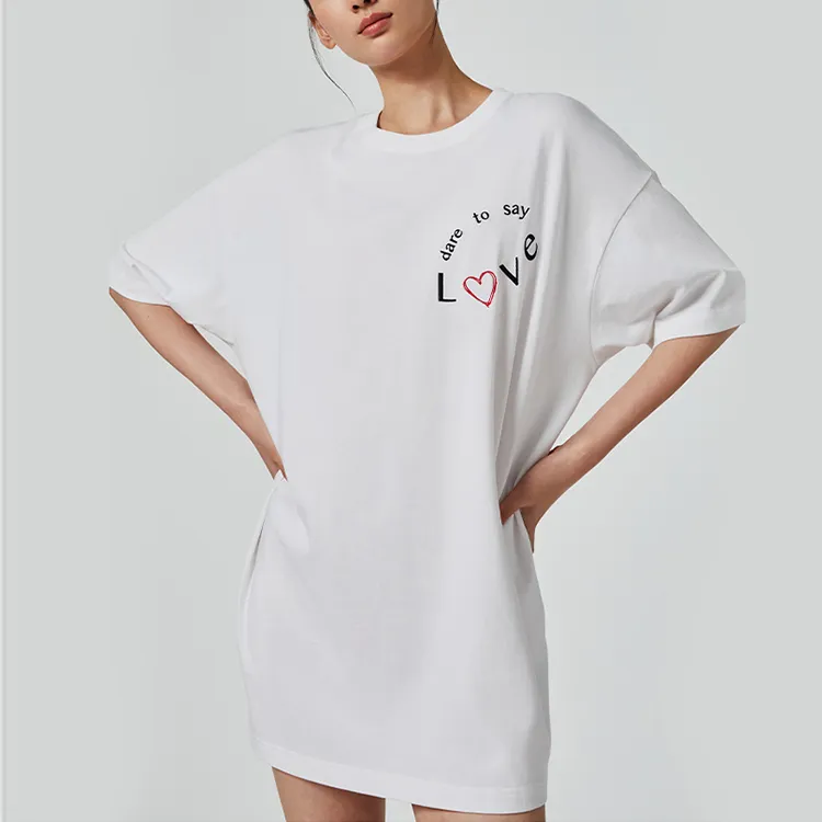 Victoria's Secret x RUI built SS23 Drop Shoulder Sleeve T Shirt Women's White-1