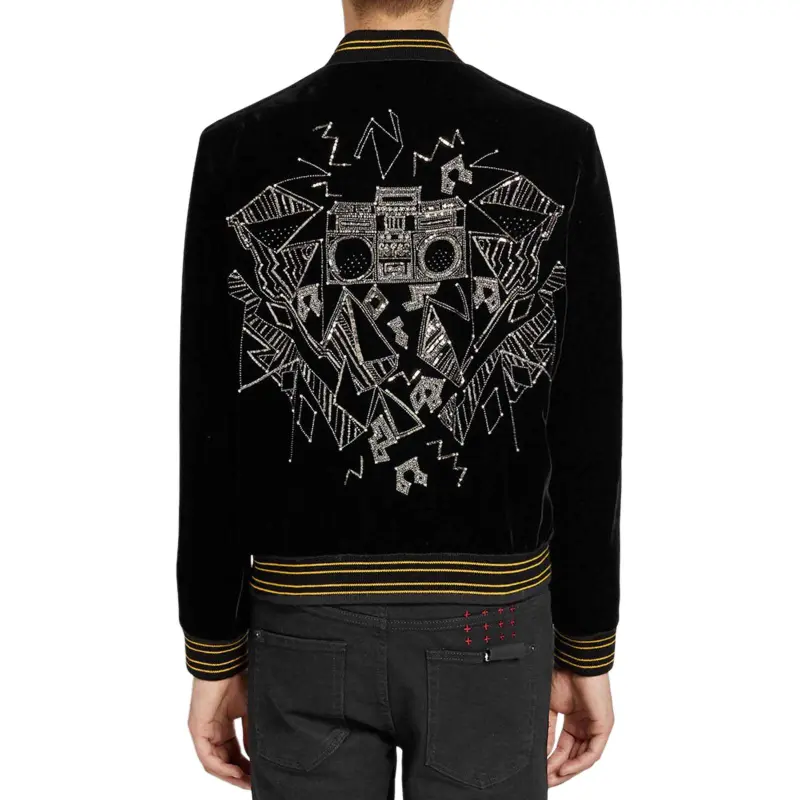 SAINT LAURENT Jackets Coats Men's Black-2