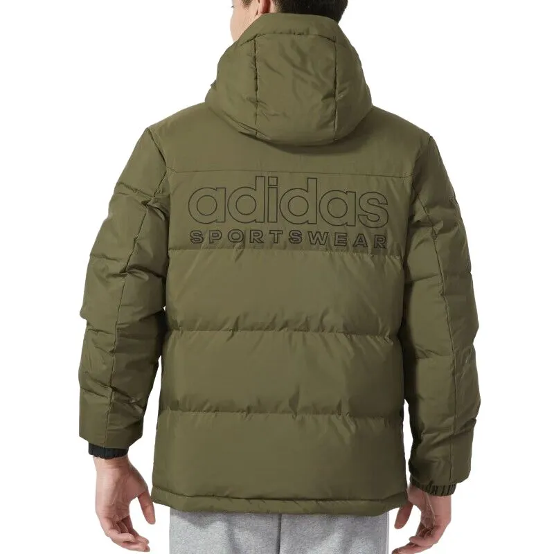 Adidas Down Jacket Men's Strata Olive Green-2