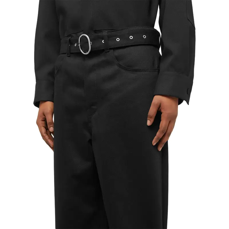 JIL SANDER Denim Trousers-4