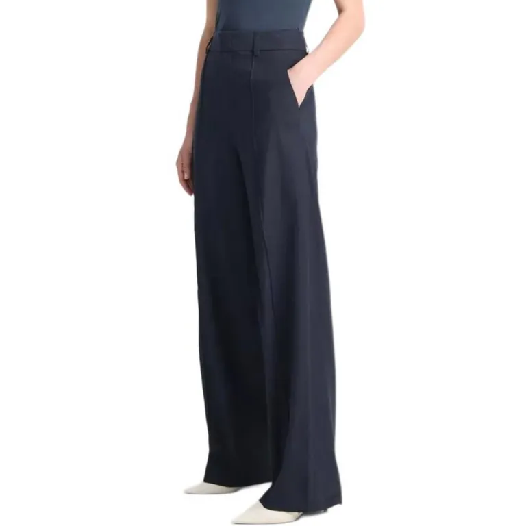 VINCE Casual Pants Women's Blue-2