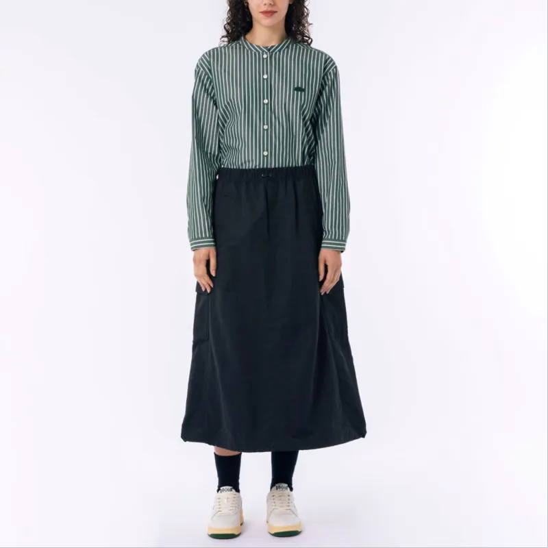 LACOSTE Casual Long Skirts Women's Black-3