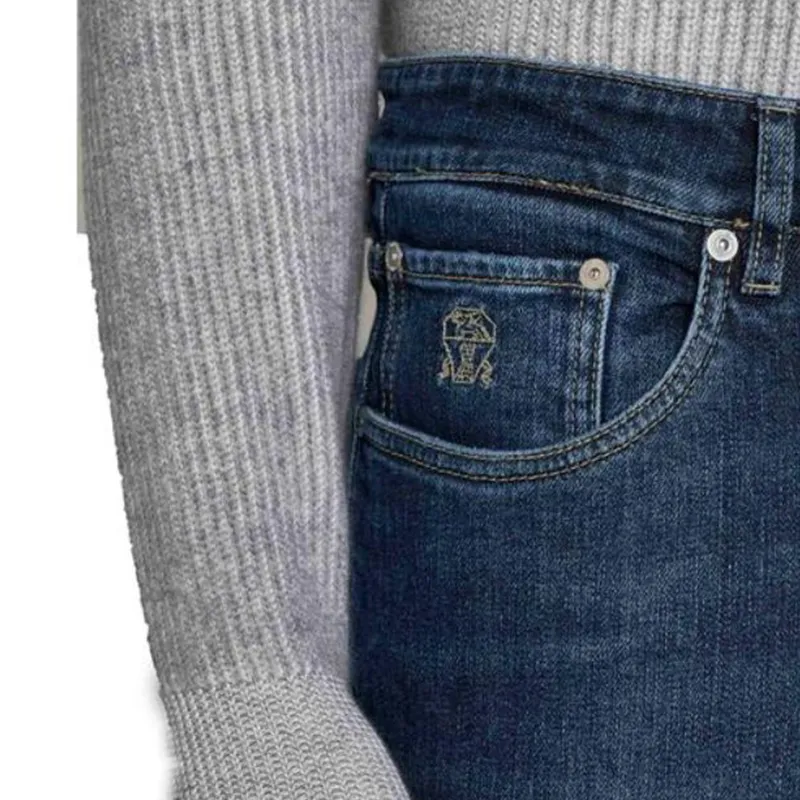 Brunello Cucinelli Straight Leg Jeans-4