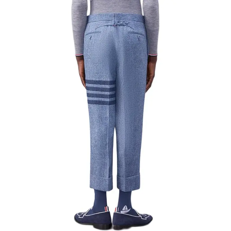 THOM BROWNE· THOM BROWNE FW23 Early Autumn Collection Casual Pants Men's-1