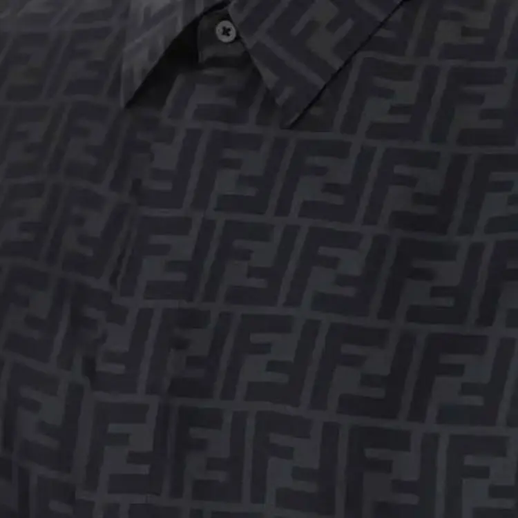 FENDI Ff Silk Shirt-4