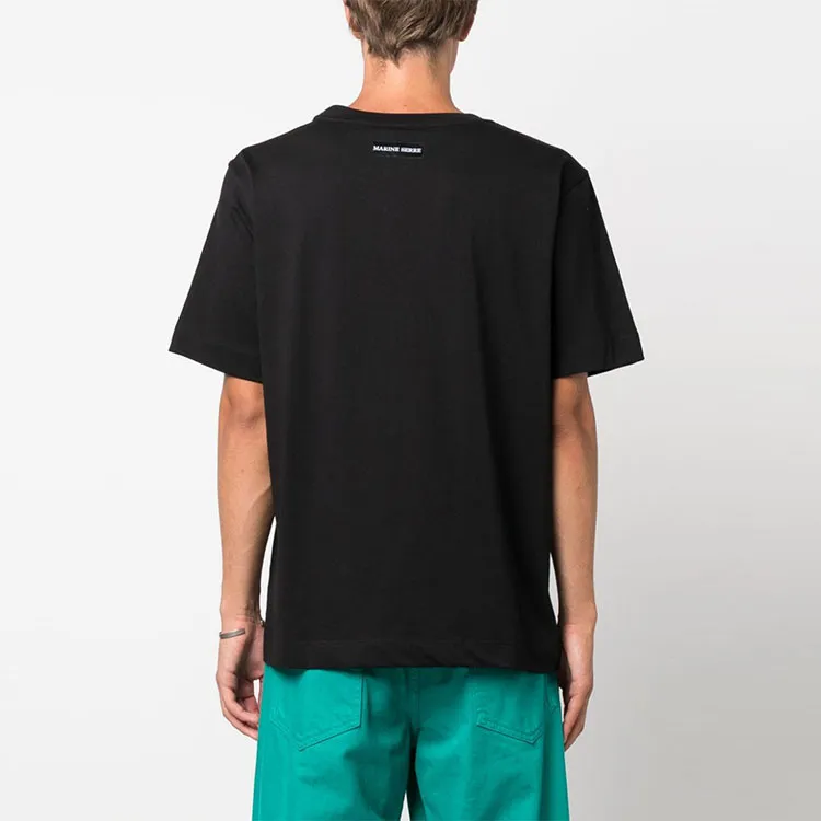 Marine Serre T Shirt Men's Black-2