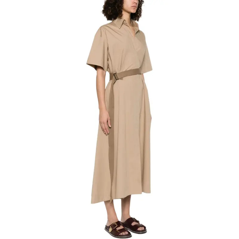 Brunello Cucinelli Belted Midi Dress-4