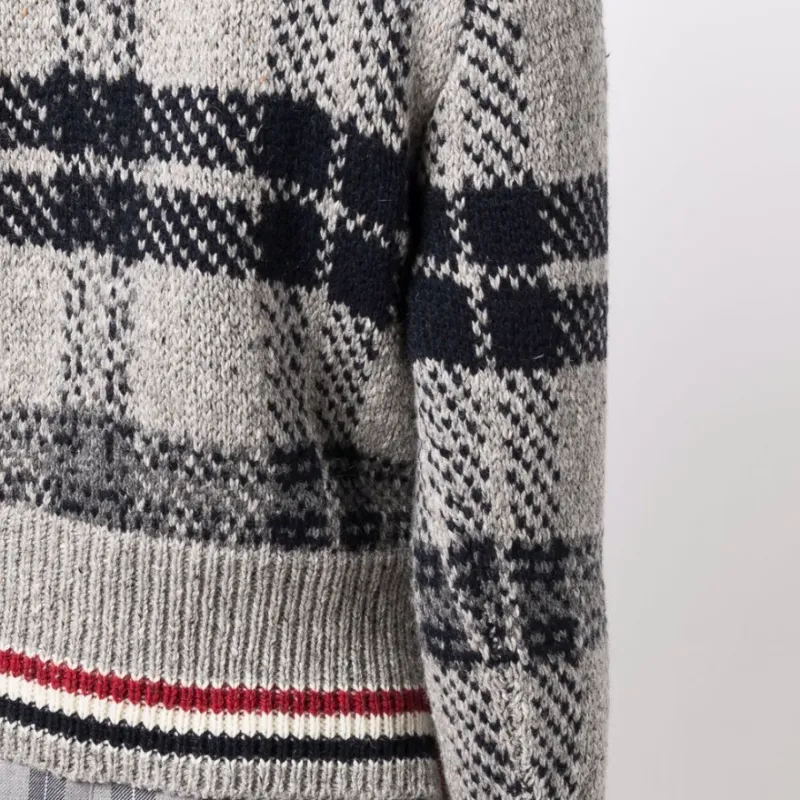 THOM BROWNE· Sweater Women's Dark Gray-4