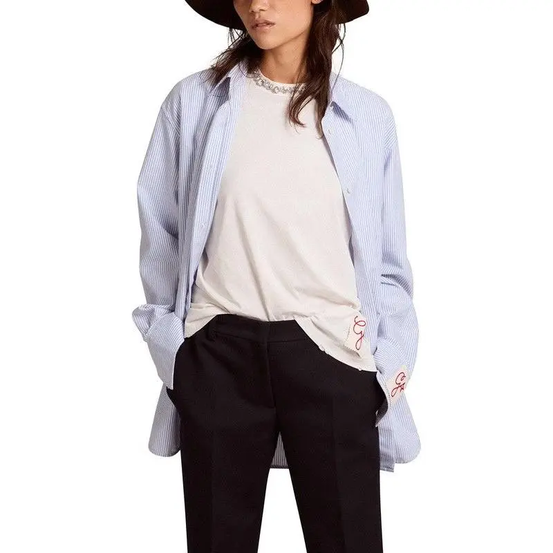 Golden Goose Shirt Women's Light Blue-1