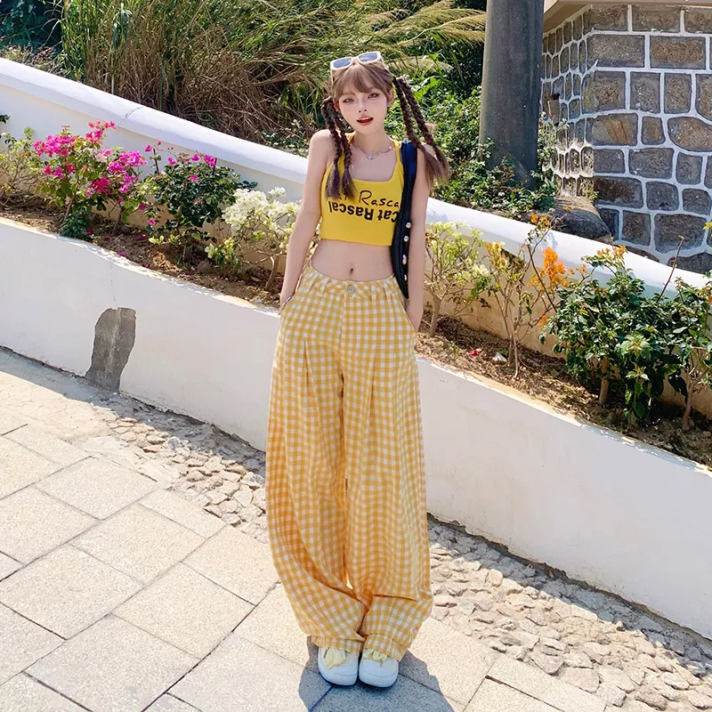 OROI Casual Pants Women's Yellow-2