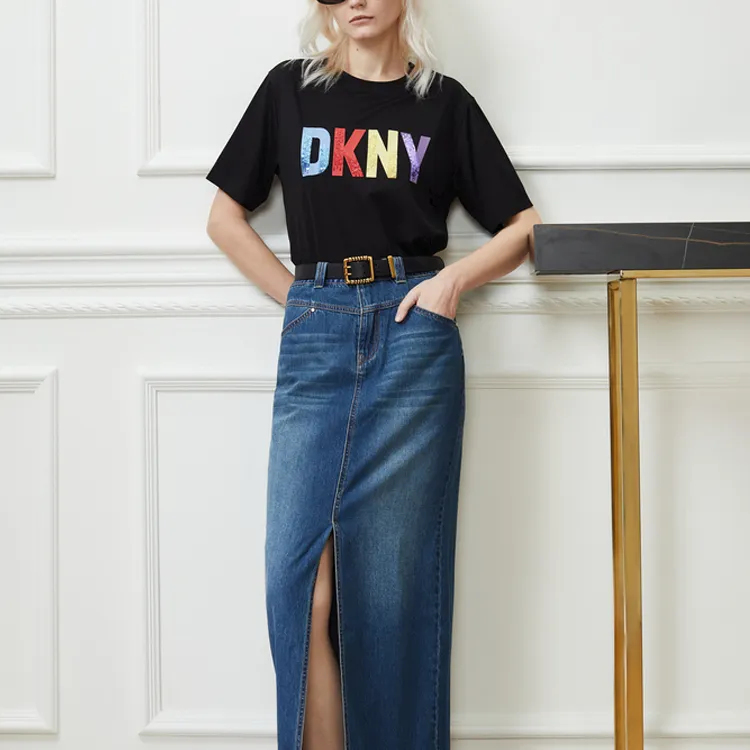 DKNY T-Shirts Women's Black-1