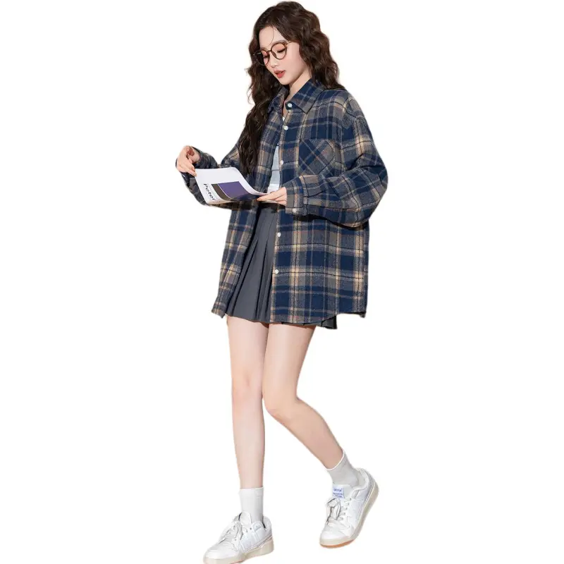 Tonlion Shirt Women's Dark Blue-4