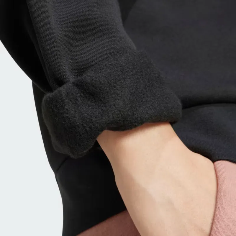 Adidas Free Shipping With AdiClub Essentials Small Logo Feelcozy Sweatshirt-4