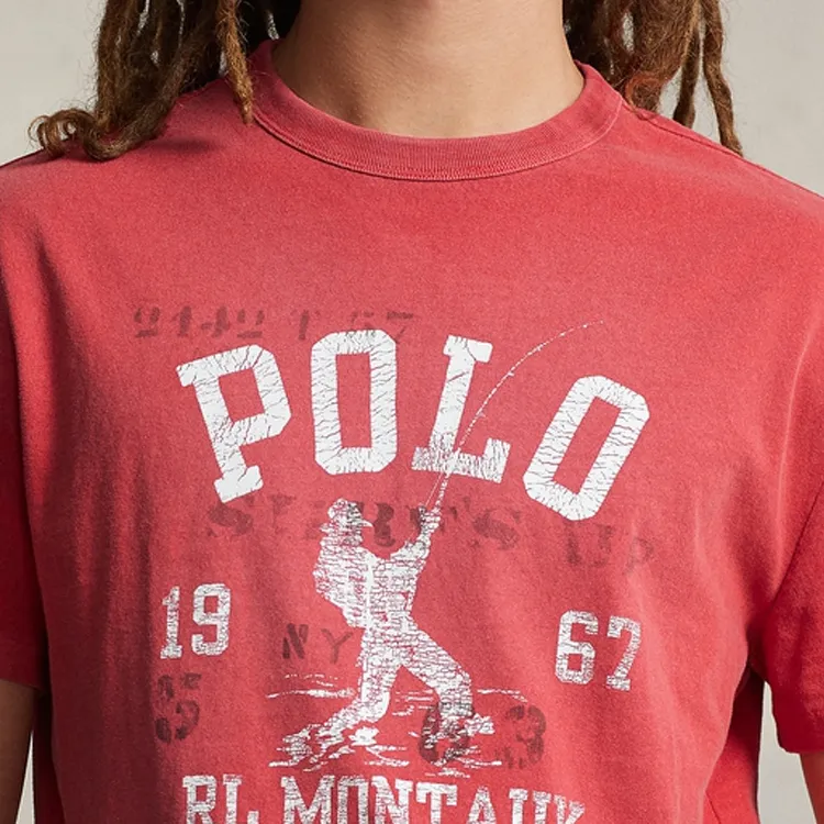 Polo Ralph Lauren T Shirts Men Red-4