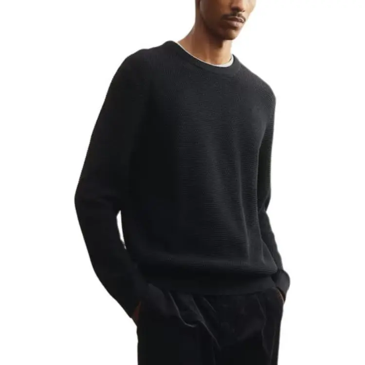 H&M Sweaters Men Marine Blue-1