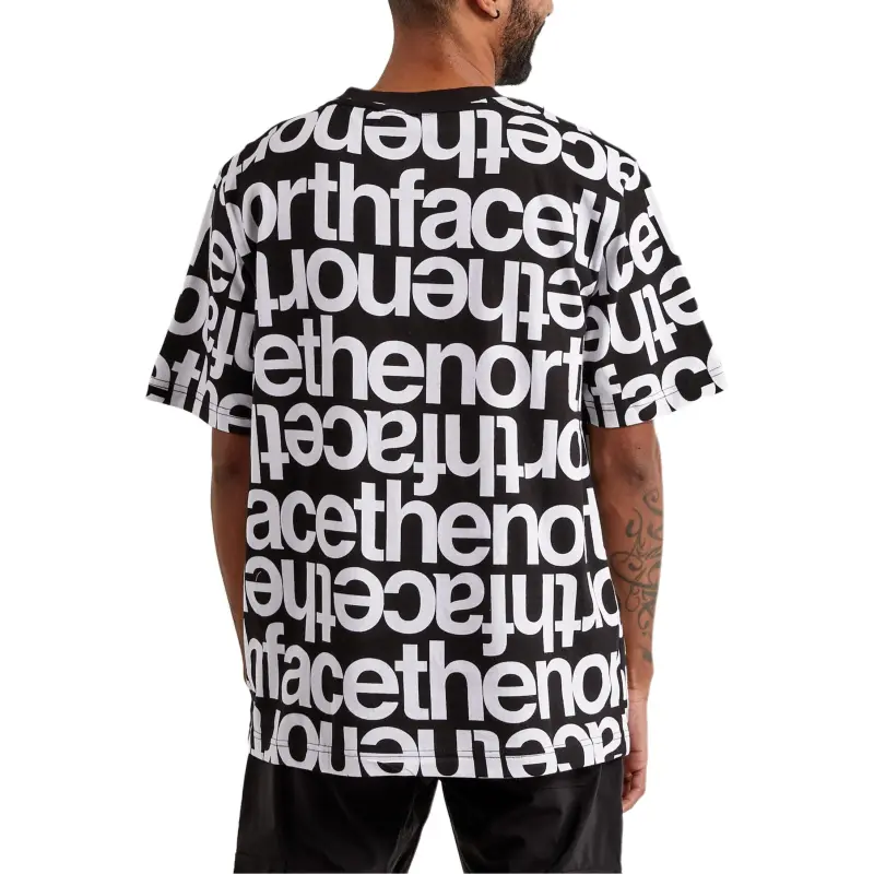 THE NORTH FACE Men's Short Sleeve Aop Box Fit Tee T Shirt Men's Black-1