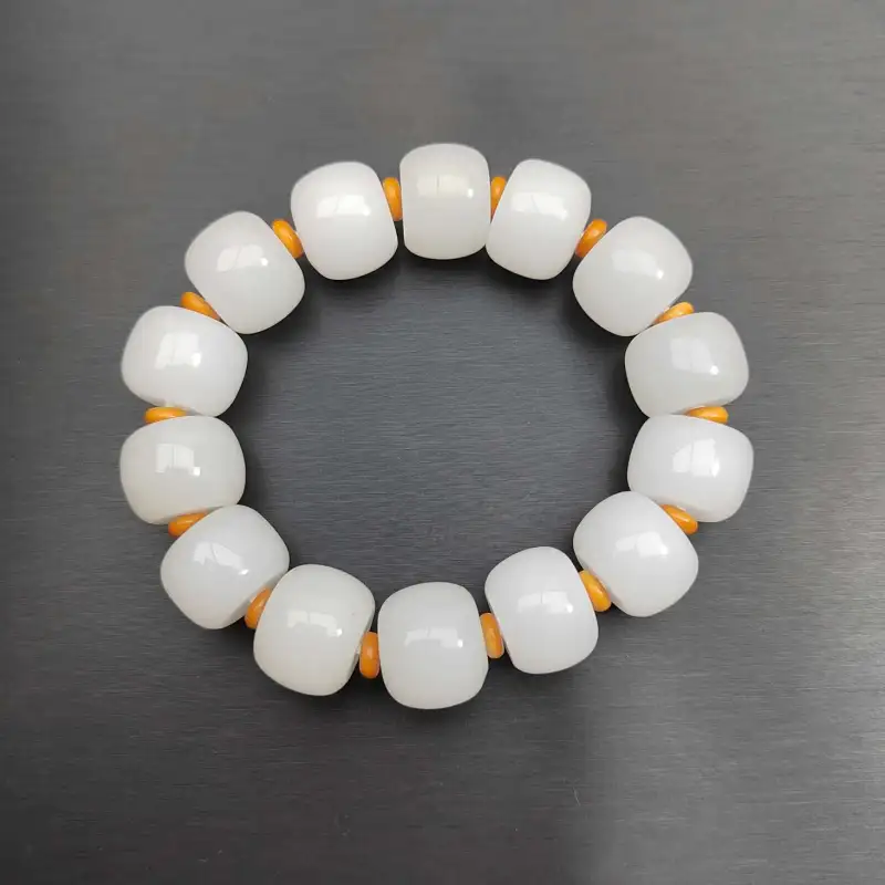 Gifts Golden Silk Jade Bracelets Men's-4