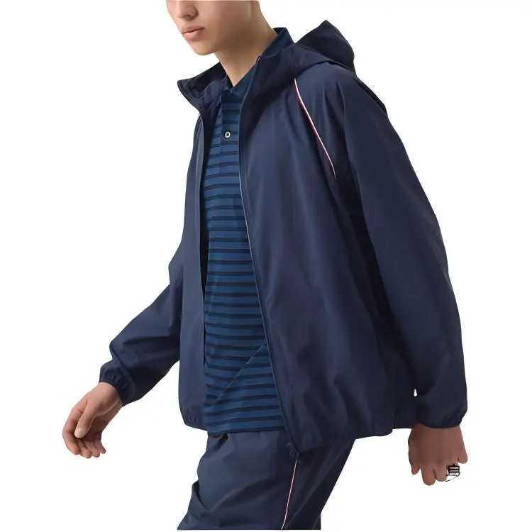 Jw Anderson X UNIQLO JW Anderson X Roger Federer Collaboration Series Jackets Unisex Navy Blue-3