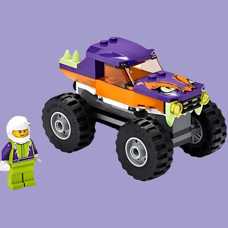 LEGO City Collection Giant Wheel Off Road Vehicle Building Blocks 55pcs 60251-2