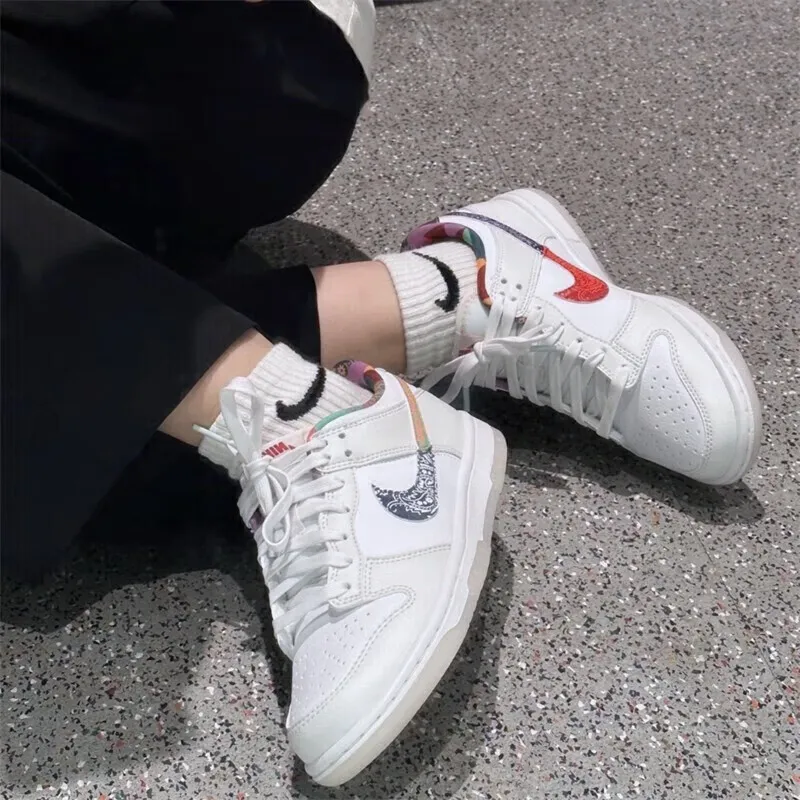 Nike Dunk Low White Multi-Color Paisley GS-3