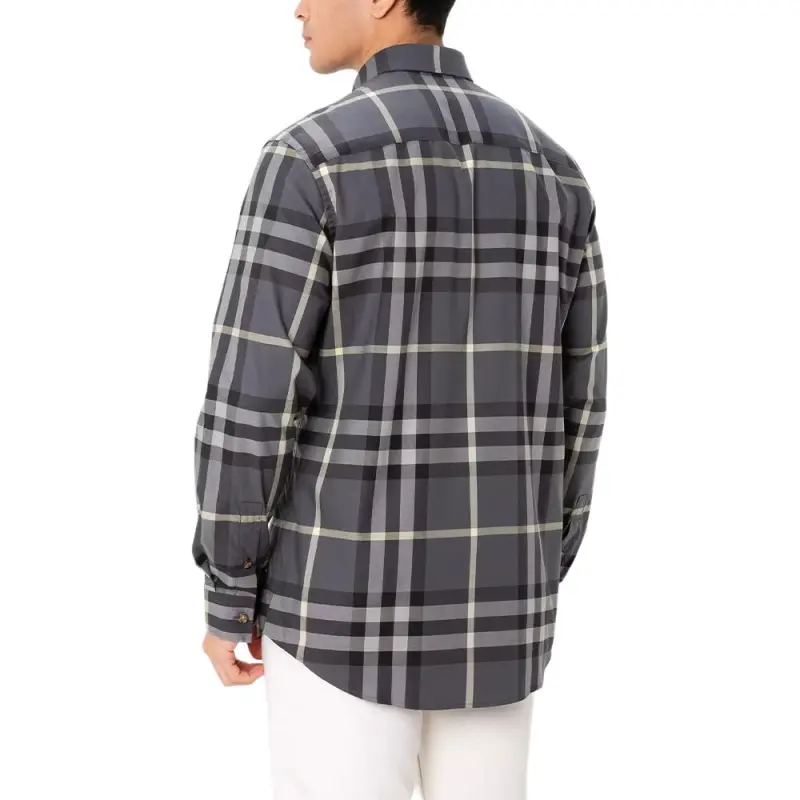 Burberry Shirt Men's Light Blue-3