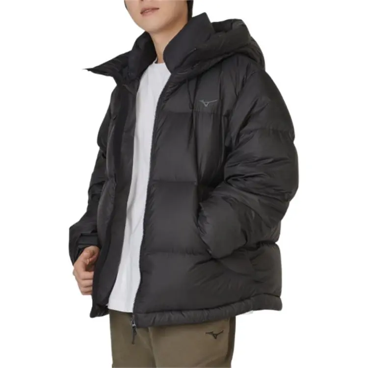 Mizuno Down Jackets Men Black-2