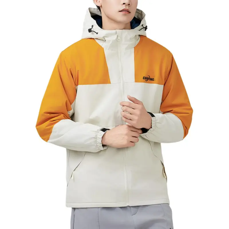 361° Jackets Coats Men's Extremely Yellow Orange/Wool White-2