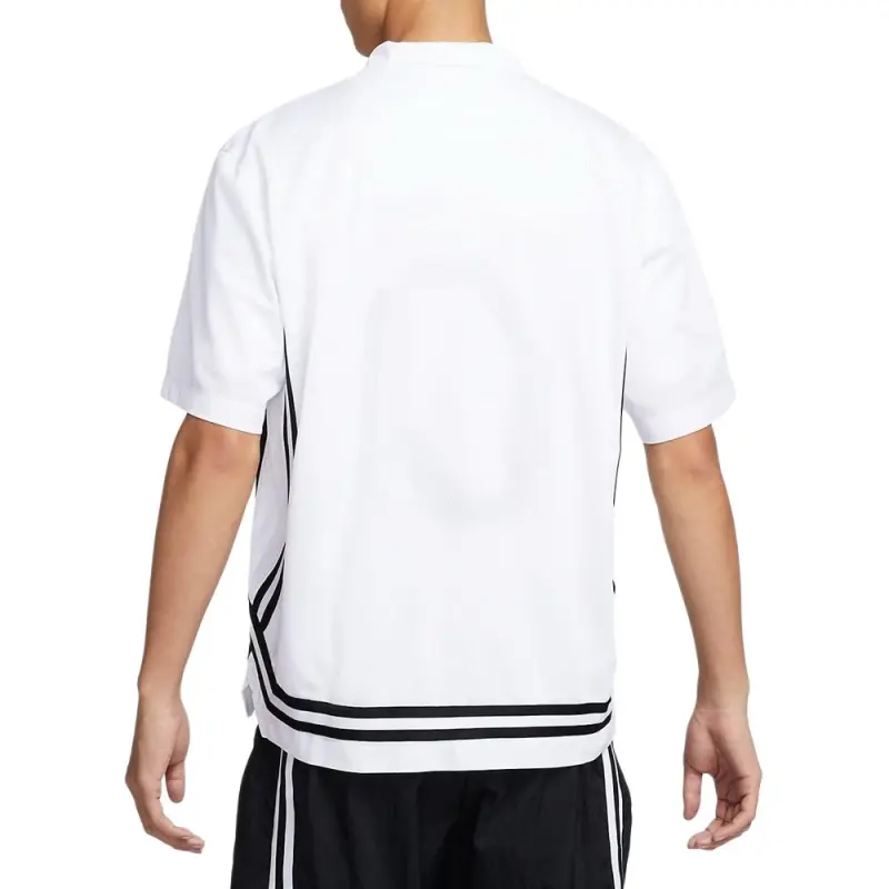 Nike T Shirts Men White/Black-1