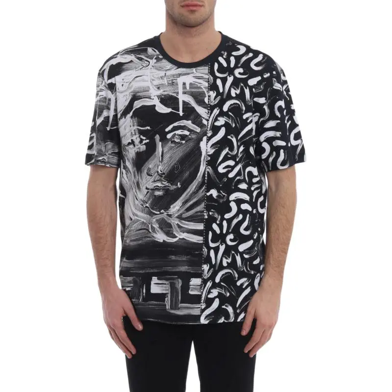VERSACE T Shirts Men Black-2
