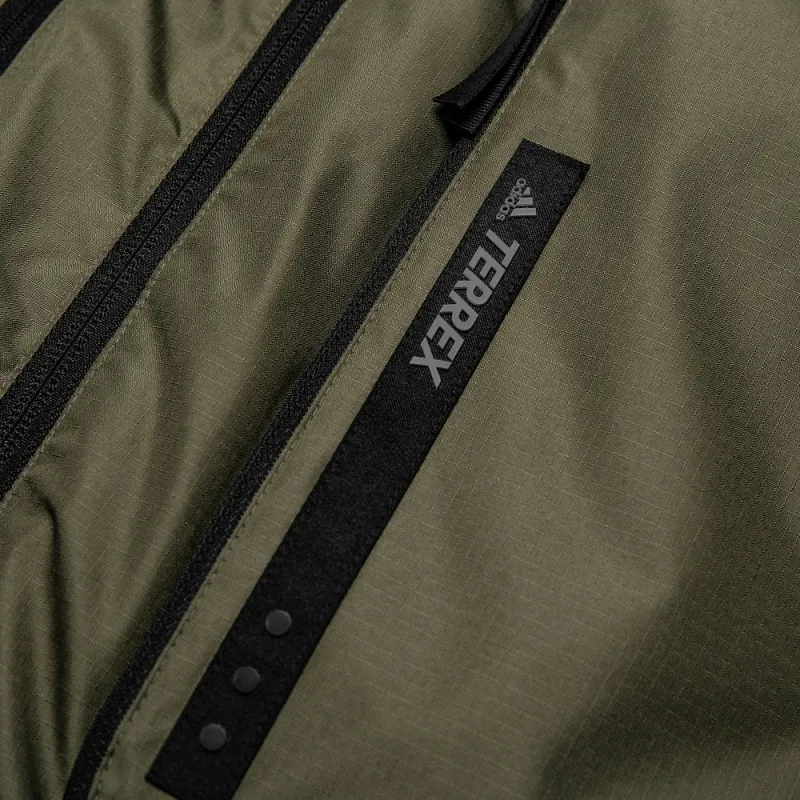 Adidas Down Jacket Men's Dark Olive Green-2