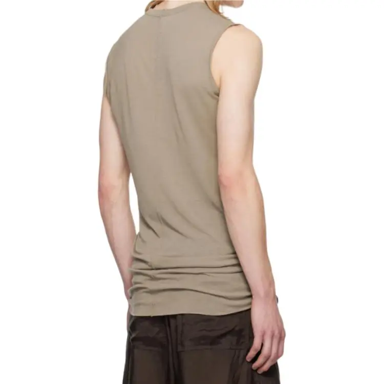RICK OWENS/RO Tank Top Men's Light Brown-1