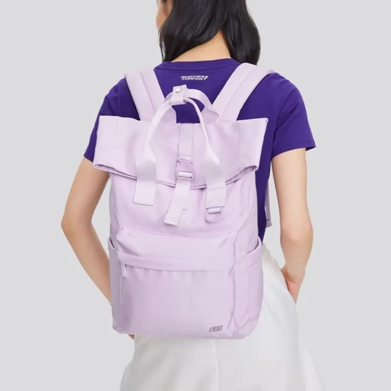 Skechers Fabric Backpack Regular Unisex Serene Blue Purple-4