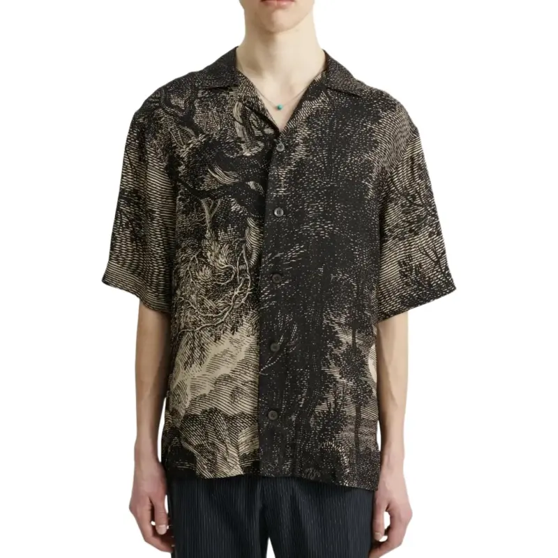 DRIES VAN NOTEN Shirt Men's Black-2