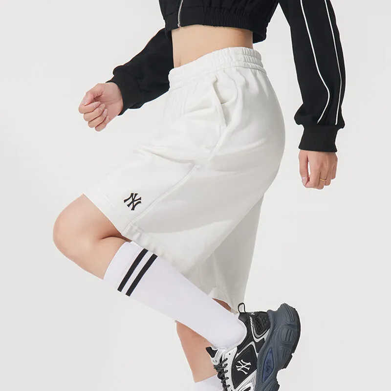 MLB Basic New York Yankees Casual Shorts Unisex Ivory-4