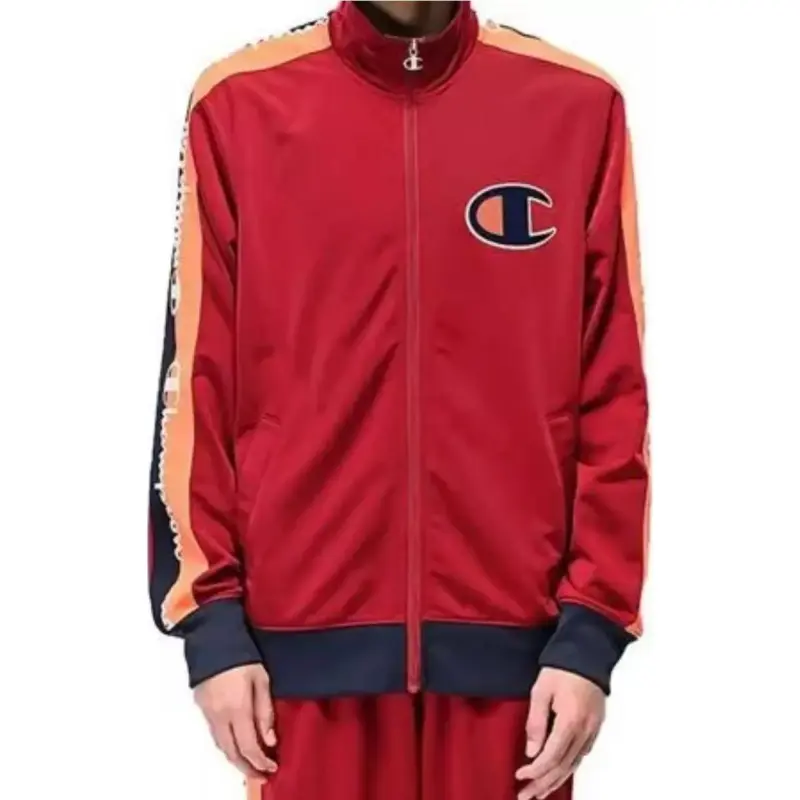 Champion Jacket US Version Unisex Burgundy-2