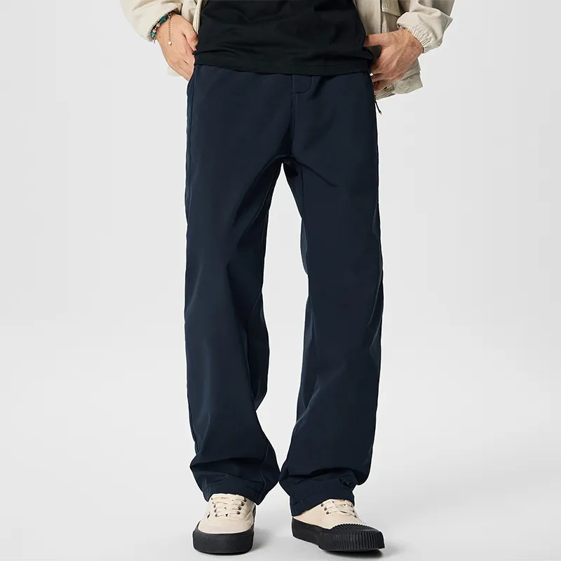 GTRG Casual Pants Unisex Navy Blue-3