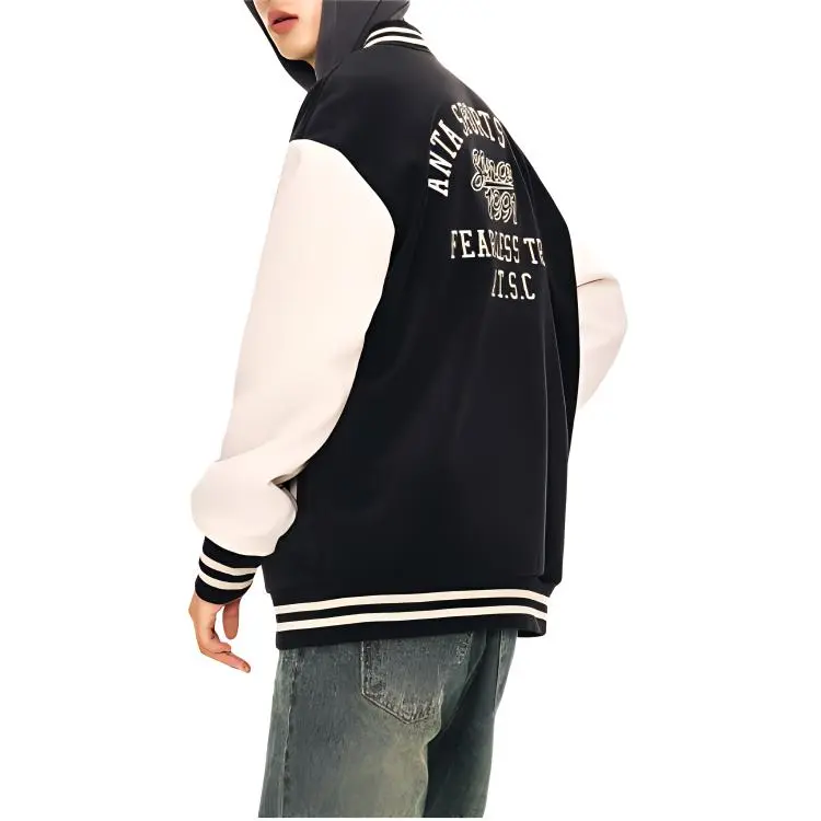 Anta Life Collection Sports Life Collection Jackets Coats Men's Basic Black/Timber-4