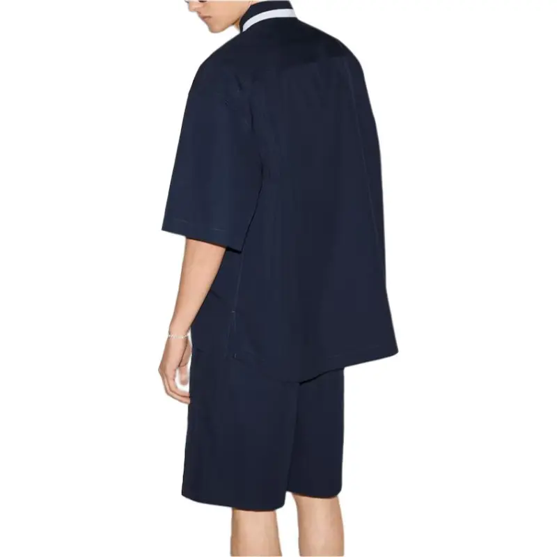 GUCCI Collared Detailed Short Sleeved Shirt-4