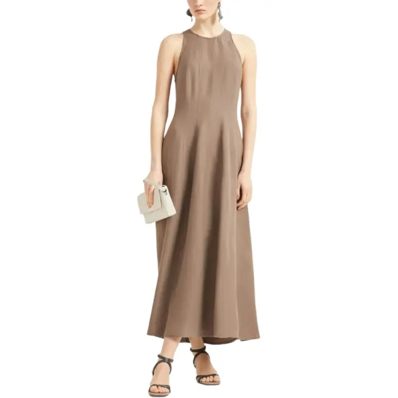 Brunello Cucinelli Sleeveless Crewneck Dress-1
