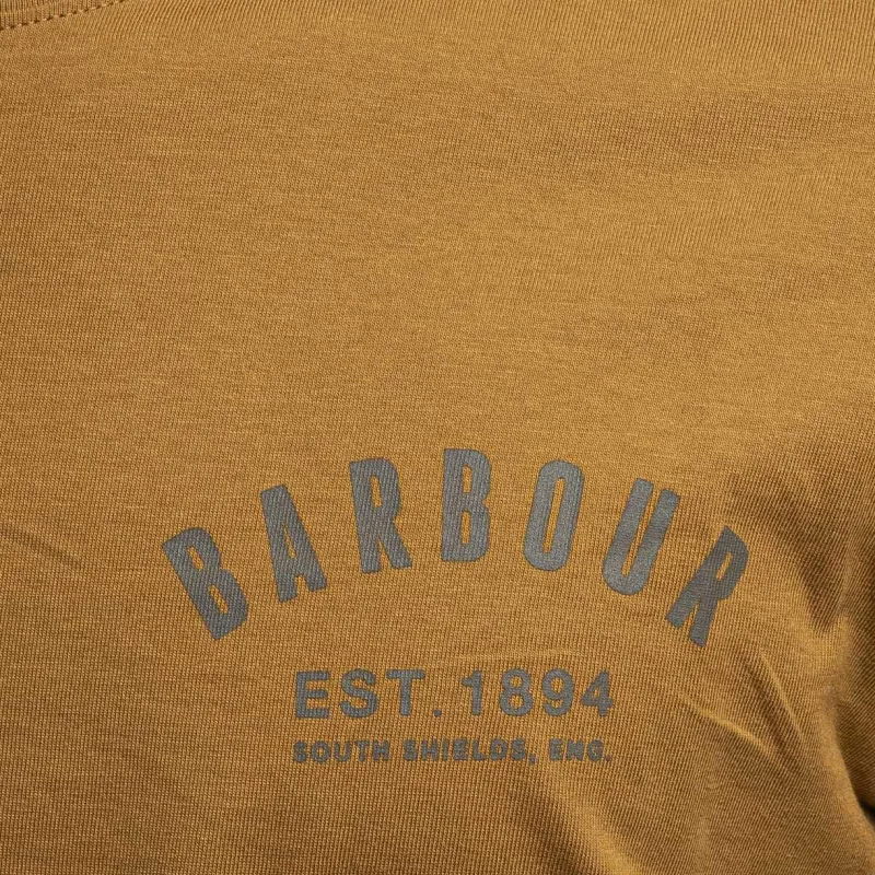 BARBOUR T Shirts Men Coffee-5