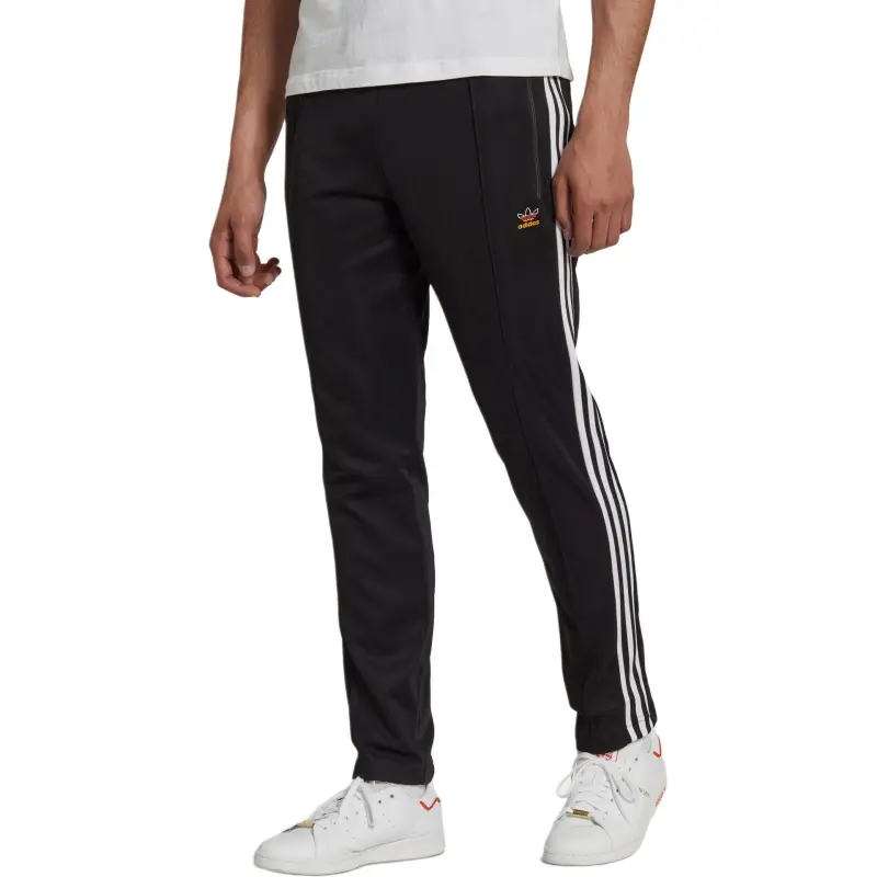 Adidas Originals FB NATIONS BECKENBAUER Knitted Sports Pants Men's Black-2