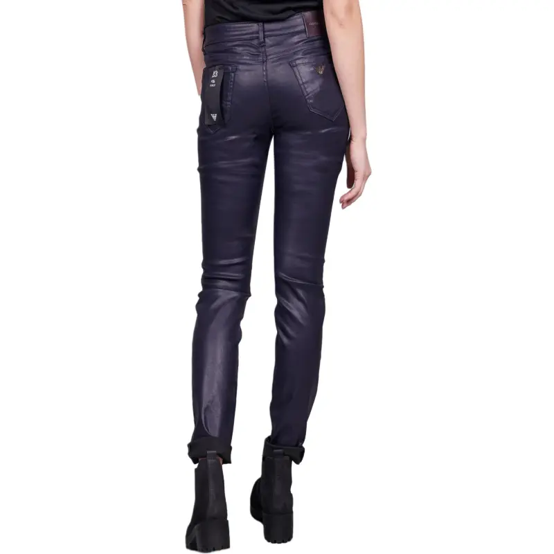 EMPORIO ARMANI SS23 Jeans Women's Purple-2