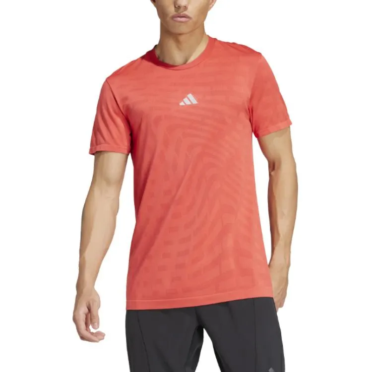 Adidas T Shirts Men Orange-1