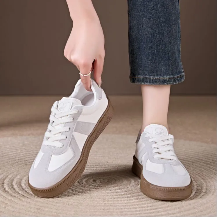 La Chapelle Anti-Slip Wear-Resistant Low-Top Skateboard Shoes Women's-37