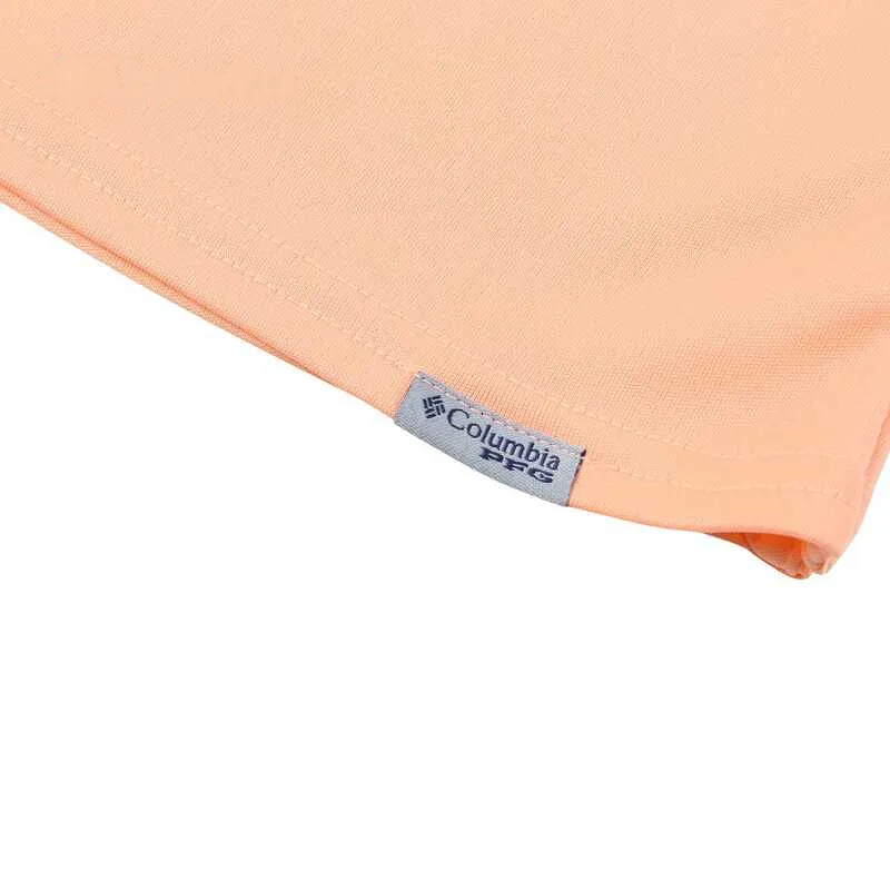 Columbia Fishing Collection Tidal Polo Shirt Women's Orange-3