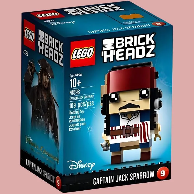 LEGO Brickheadz Caribbean Pirates Building Blocks 109pcs 41593-3